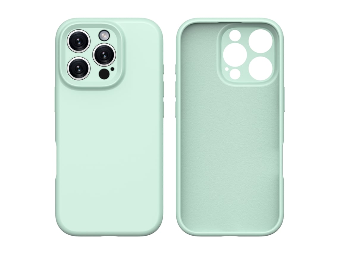 (verde Claro, Iphone 15 Pro Max) Funda De Silicona Líquida Para Teléfono, Compatible Con La Serie Iphone, Protección Total De La Lente Contra Caídas.