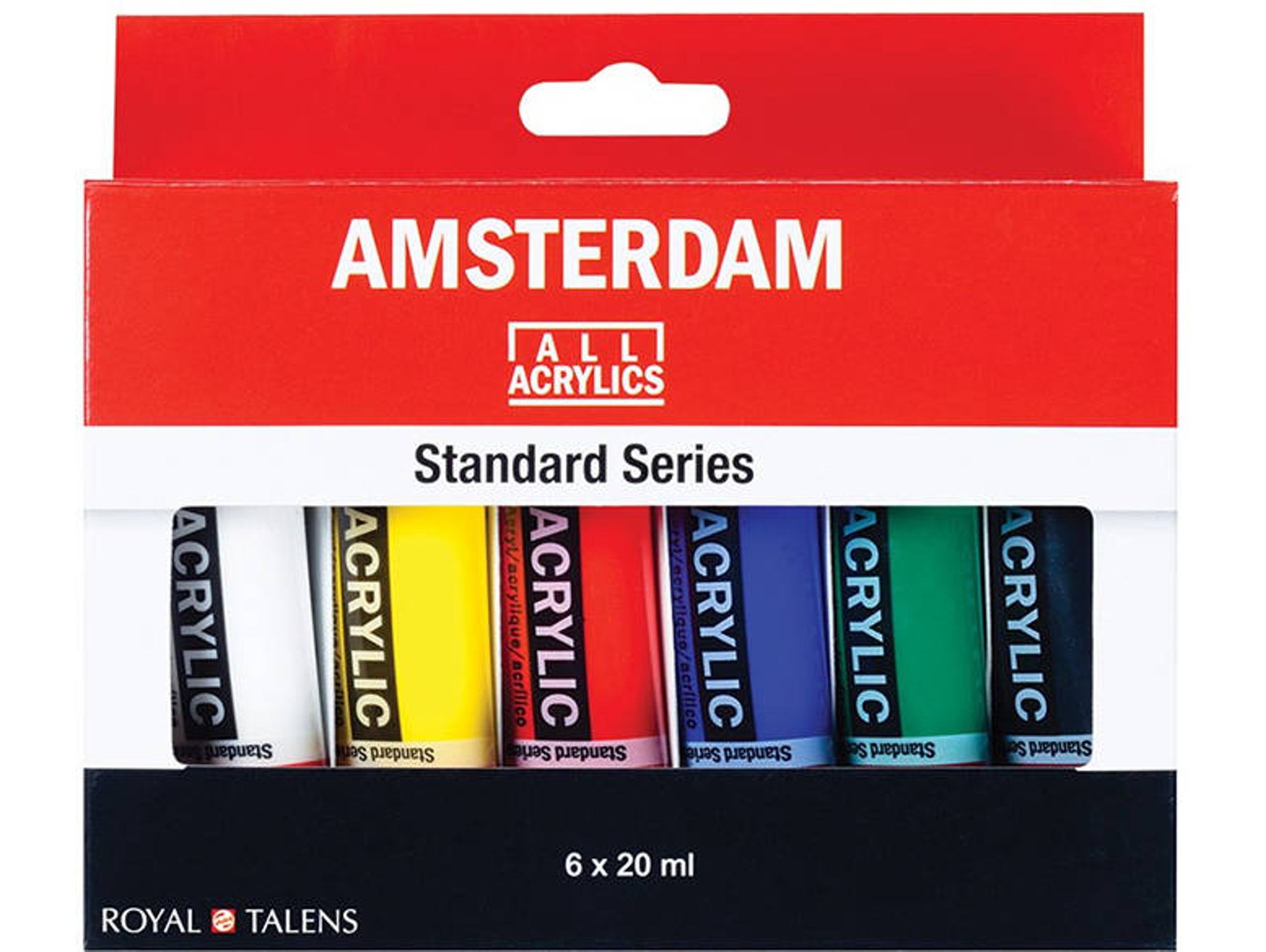 Acrílico AMSTERDAM Estuche de Iniciación 20ml 6 colores