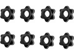 4 piezas de clips de cierre para mancuernas, abrazaderas para mancuernas, clips, anillo de cierre de abrazadera para mancuernas.