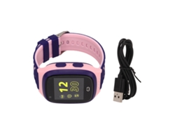 Rebe-reloj Inteligente Impermeable Para Niños Con Cámara De Video Pantalla Táctil Reloj Despertador Rosa Niños Niñas