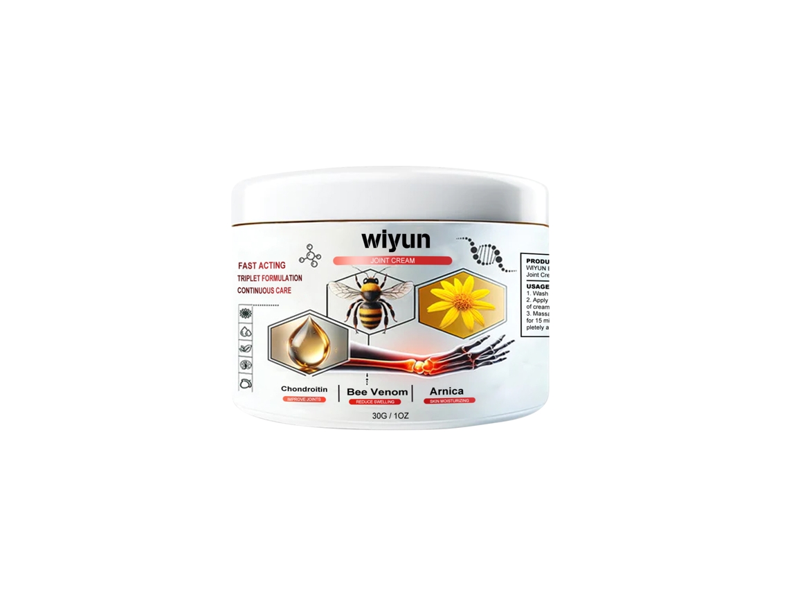 La crema para el cuidado de las articulaciones con veneno de abeja Wiyun alivia el dolor de codo, cintura y muñeca.