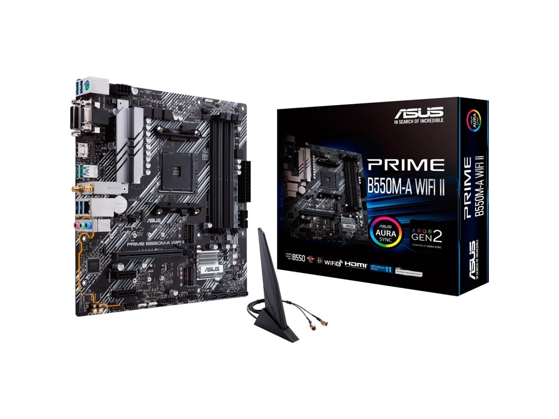 Placa base ASUS Prime B550M-A II (WI-FI) - B550/AM4/mATX
