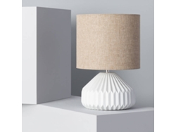 Lámpara de Mesa LEDKIA Monduver (Blanco - E27 - 40 W)