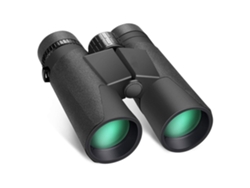 Binoculares impermeables 12x42 con visión nítida en condiciones de poca luz y lente Bak4 FMC. Binoculares grandes y ligeros con ocular para observación. USHION