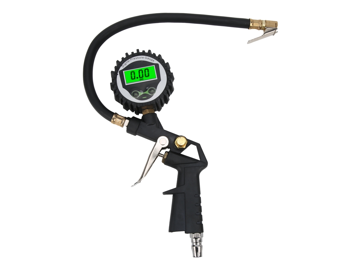 Manómetro digital portátil de mano para la presión de los neumáticos, con medición precisa para automóviles, motocicletas, bicicletas y accesorios industriales.
