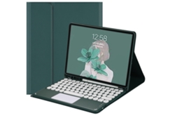 Funda verde oscuro para tablet con teclado táctil - iPad 7/8/9.ª generación - 10,2"/Air 3/Pro 10,5"