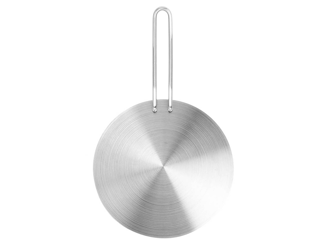 Adaptador De Placa Disipadora De Calor De Acero Inoxidable De 20 Cm Para Cocinas De Inducción, Gas Y Eléctricas.