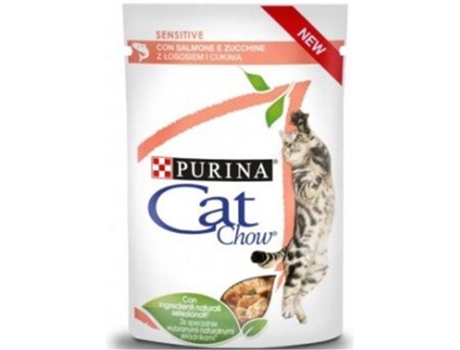 Pienso PURINA Cat Chow Sensitive con Salmón y Calabacín