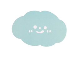 Alfombrilla De Ratón Mini Cloud, Estilo Instagram, Pvc Antideslizante, Para El Hogar, La Oficina Y Los Viajes, Azul N.° 1