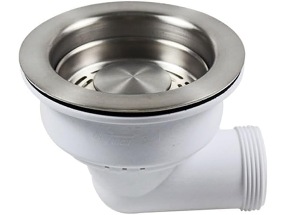 Colador De Fregadero Acero Inoxidable 114 Mm 90 Mm, Duradero, Calidad, Corrosión, Acero Inoxidable, Moderno