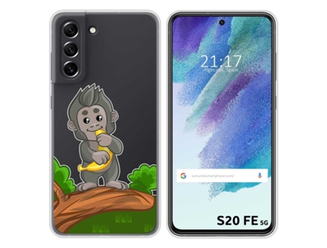 Carcasa Samsung Galaxy S21 FE 5G TUMUNDOSMARTPHONE Dibujos Transparente Multicolor