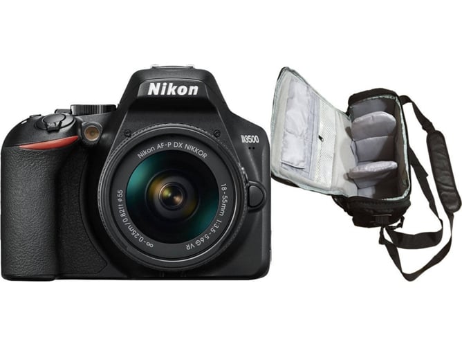 Kit Cámara Réflex NIKON D3500 + AF-P DX NIKKOR 18-55mm f/3.5-5.6G VR