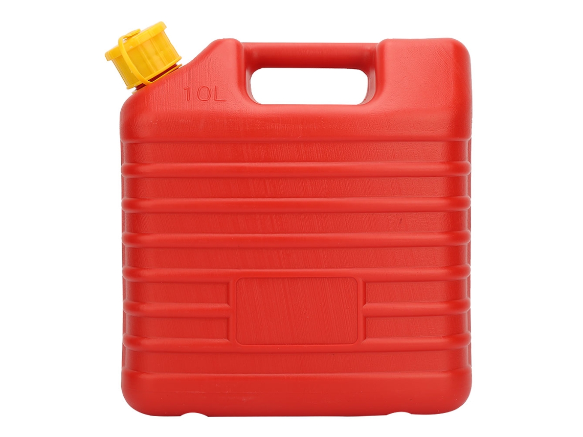 Bidón De Plástico De 10 Litros Con Manguera Para Diésel Y Gasolina, Depósito Portátil Y Duradero.