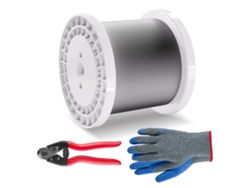 Cable de acero inoxidable 316 de alta resistencia para exteriores de Tekmaquinas
