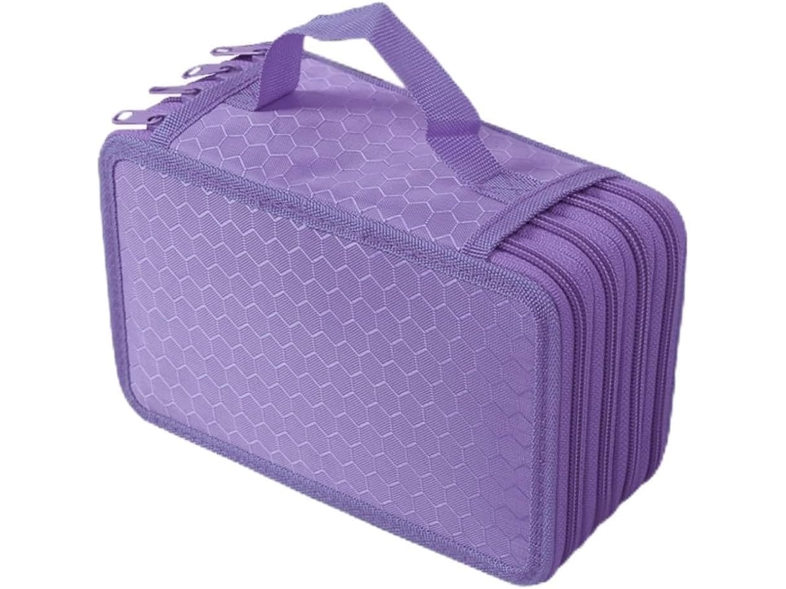 Estojo Para Lápis Com Compartimentos Para Fraldas E Zíper, Ideal Para Viagens, Escola E Escritório.