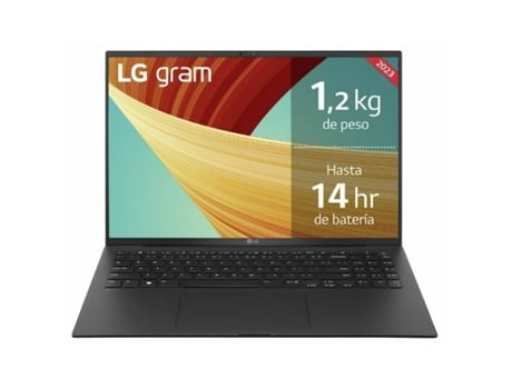 Laptop LG 16Z90R-E.AD78B (1 TB SSD - 16" - Qwerty Español - NVIDIA GeForce RTX 3050 - 32 GB RAM)
