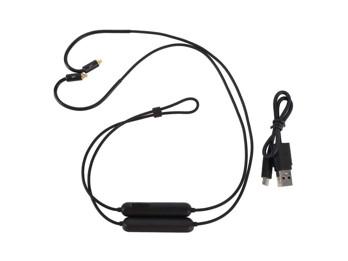 Cable Adaptador Inalámbrico Bluetooth Para Auriculares Con Micrófono Y Control Para Ie300, Ie600 E Ie900.