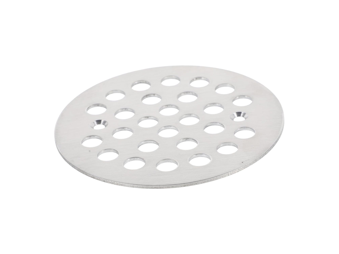 Tapa de filtro de desagüe redonda de acero inoxidable anti-obstrucción para baño y cocina.