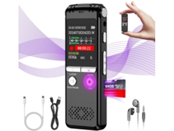 Grabadora Digital De 64 Gb Un Botón Con Reducción De Ruido Para Conferencias Entrevistas Lecciones Reuniones
