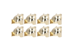 8 Piezas Extintor Automático De Velas Con Clip Dorado Y Mecha De Metal Decoración Práctica Para Incendios