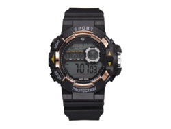 Reloj Electrónico Deportivo Hombres Estudiante Impermeable Pulsera Oro