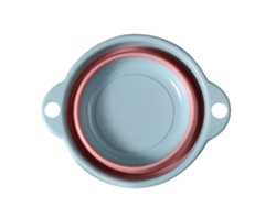 Lavabo plegable multifuncional para niños, portátil, para lavar verduras, color azul