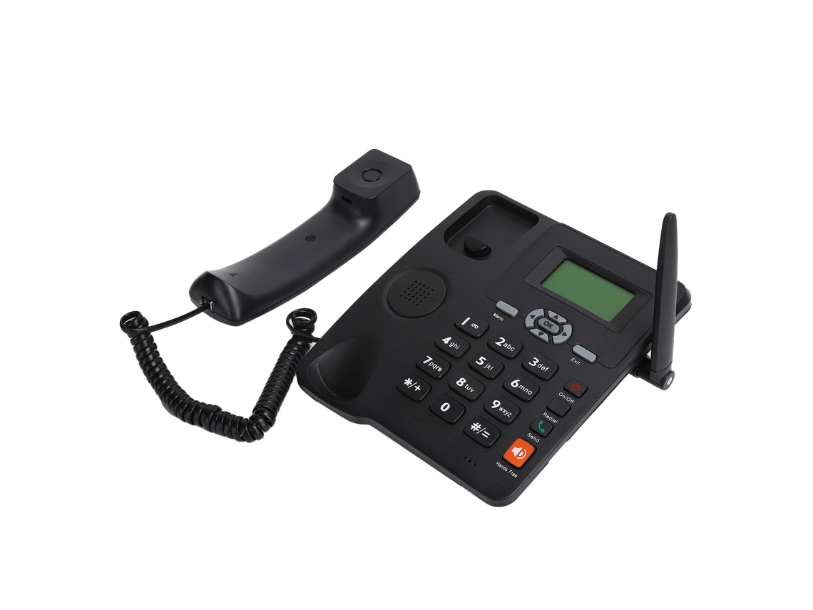 Teléfono Gsm Con Antena Externa, Rellamada, Llamadas Manos Libres, Tonos De Llamada Y Batería De Litio De 500 Mah.