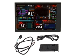 Monitor De Temperatura Do Computador 3.5 Polegadas Ips Usb C Dual Com Layout Personalizável Para Cpu Ram Pc