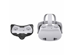 Máscara de refrigeración VR White-dobe Ty-5805 para Meta Quest 3s con dos microventiladores, ajuste de 3 velocidades y larga duración.