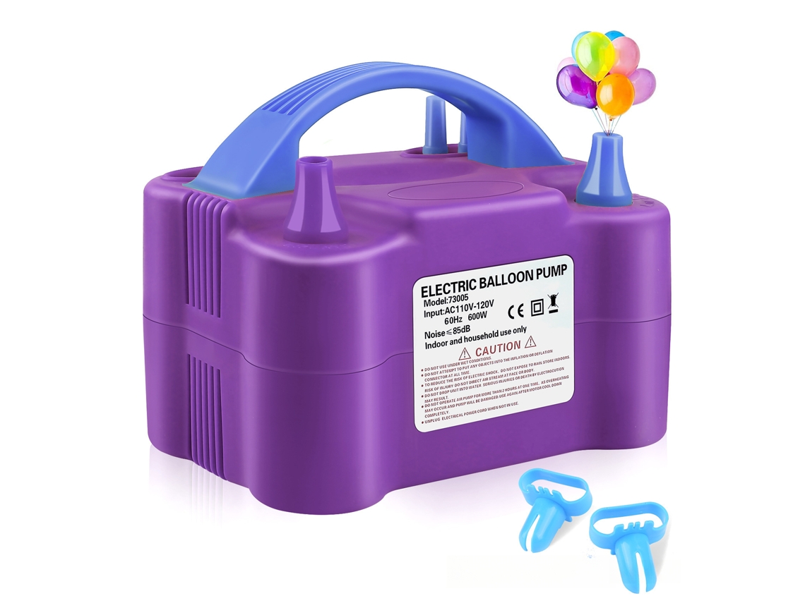 Inflador Eléctrico Para Globos (morado) Cuich