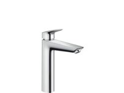 HANSGROHE Logis mezclador de lavabo, ComfortZone190, sin desagüe automático, proyección 166mm, 71091, Color: cromado