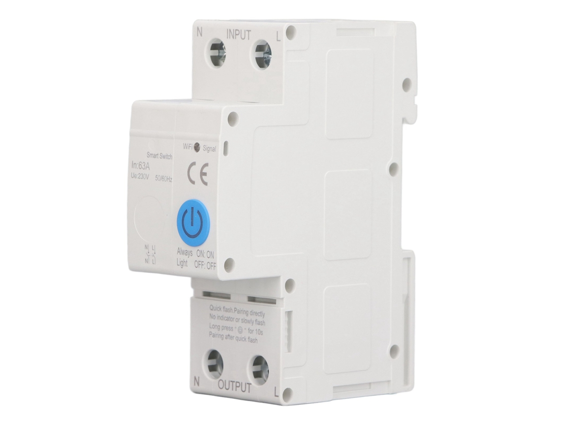 Yncm2026-interruptor De Circuito Inteligente Zigbee 2p 63a Control Remoto Por Voz Y App Con Medida Ac230v