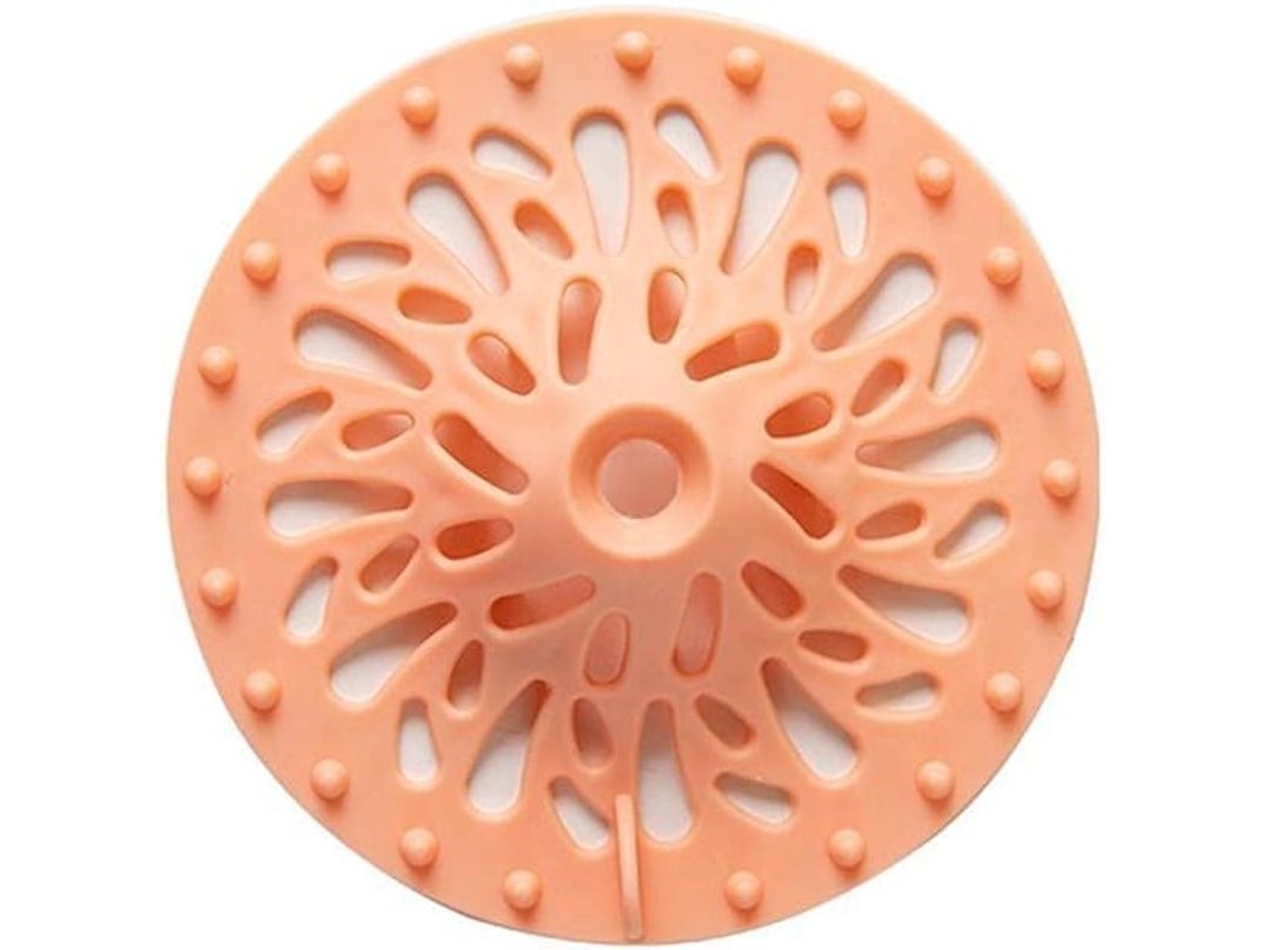 2026-tapa De Drenaje Antipelo Duradera Para Baño Y Bañera Fácil De Instalar Y Limpiar Naranja 2 Pack