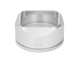 Capucha De Lente Cuadrada De Aleación De Aluminio Para Cámara X100vi X100v Compatible Con Filtros Externos Plata