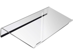 Soporte Acrílico Para Teclado Con Correa De Goma, Elevador Ergonómico Para Escribir.