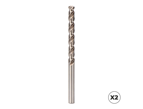 Broca para metal Izar iz27449 Koma Tools DIN 338 Cilíndrica 4 mm Corta (2 Unidades)