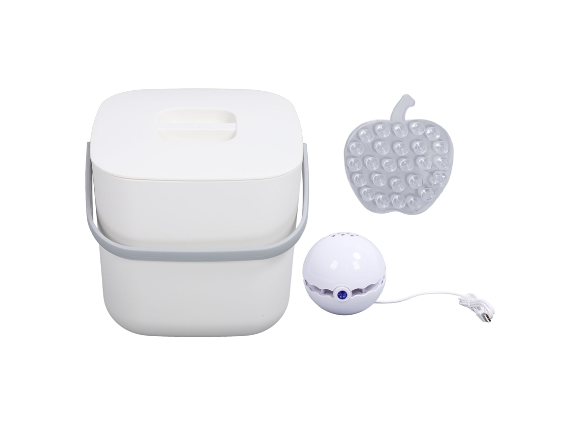 Mini Lavavajillas Usb Portátil Y Eficiente Con Apagado Automático Para Cocina/hogar, Color Blanco, Incluye Cubo.