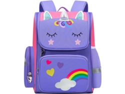 Mochila Unicornio Para Niños, Mochila Para Niños, Hermosa Mochila Unicornio, Morado Nuevo, nuevo