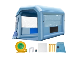 Cabina de pintura inflable Succebuy de 13,1 x 9,8 x 9 pies