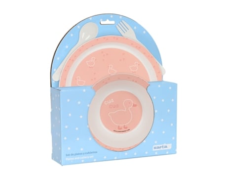 Set de Menaje Infantil Safta Patito (4 Piezas)