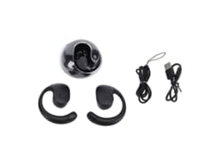 Fones De Ouvido Sem Fio Bluetooth Para Tradução Em 80 Idiomas Com 4 Modos E Som Hifi Estéreo Preto