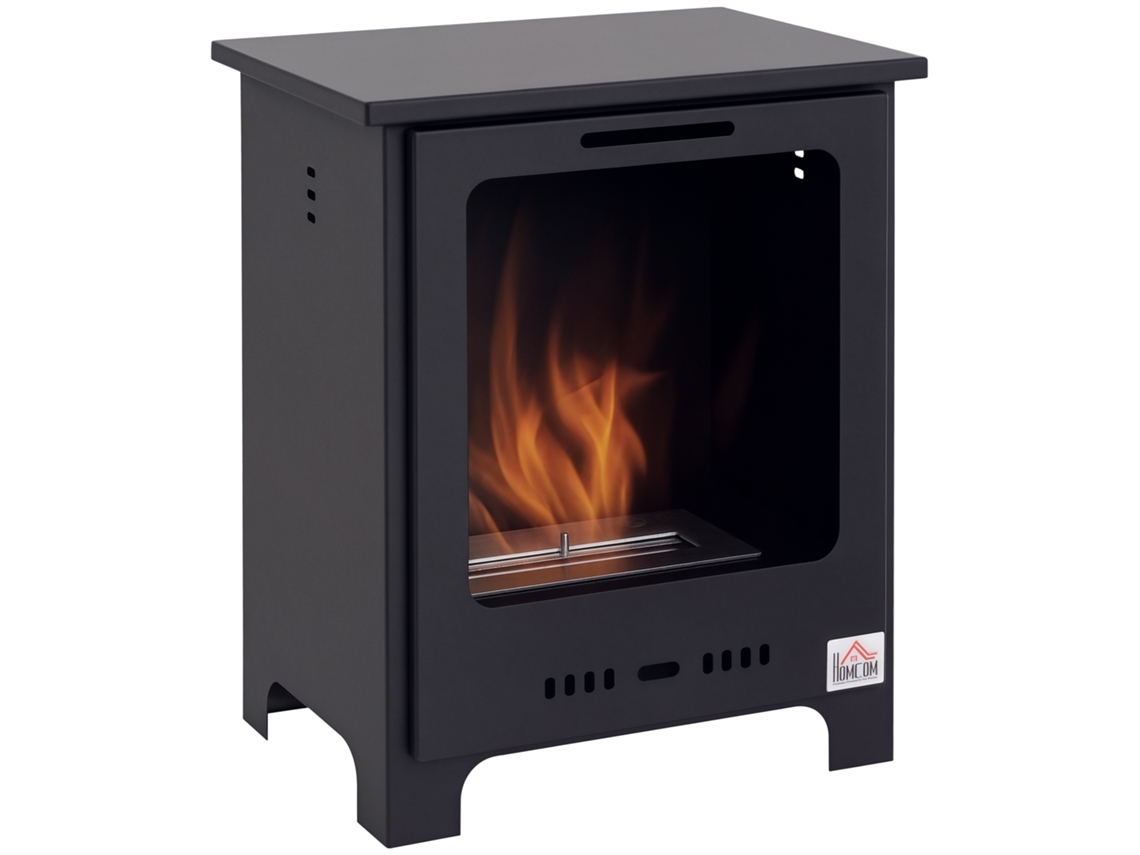 Chimenea Bioetanol 0,9l 3h Llama Negro