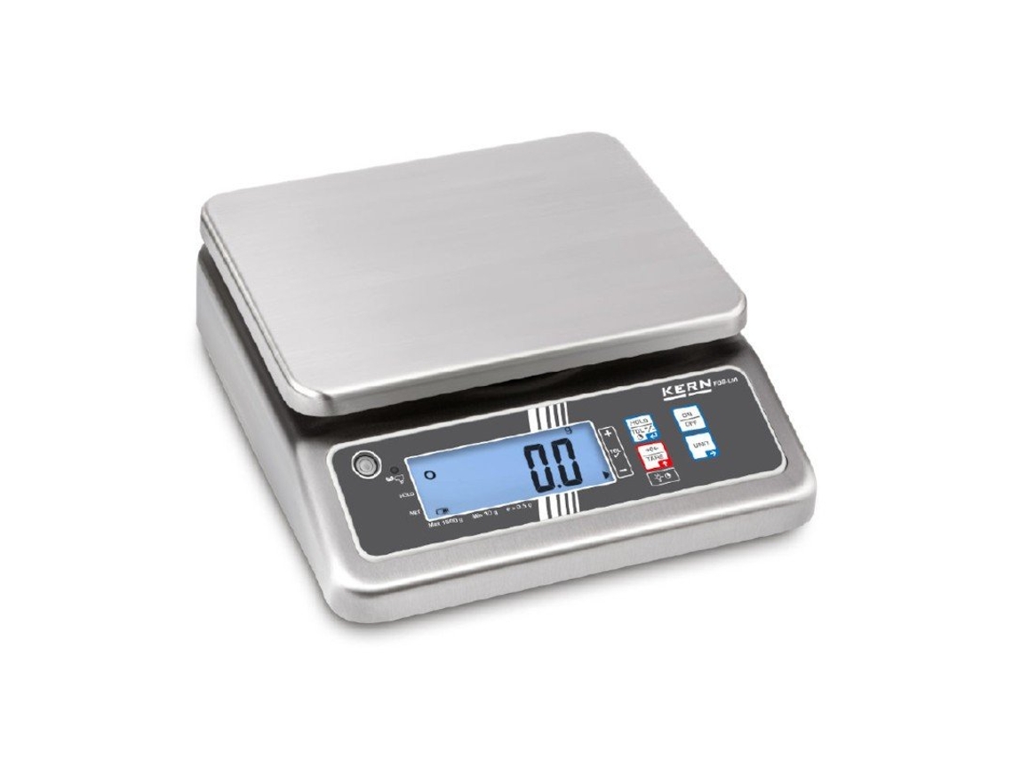 Balanza Compacta Inoxidable Verificada KERN Fob 10K-3Lm