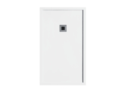 Plato De Ducha Resina Sarin Blanco 90x120 Cm Rejilla Color Rejilla Color
