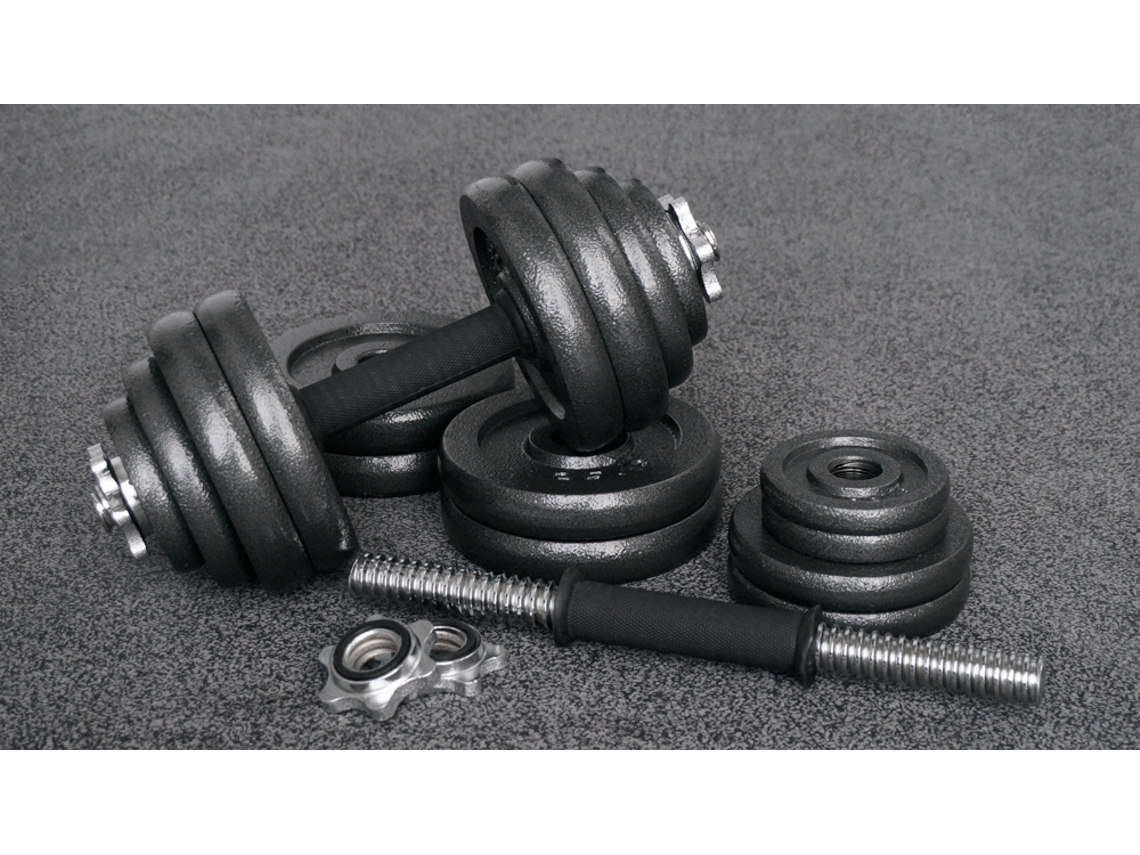 Set de mancuernas ajustables 30 kg