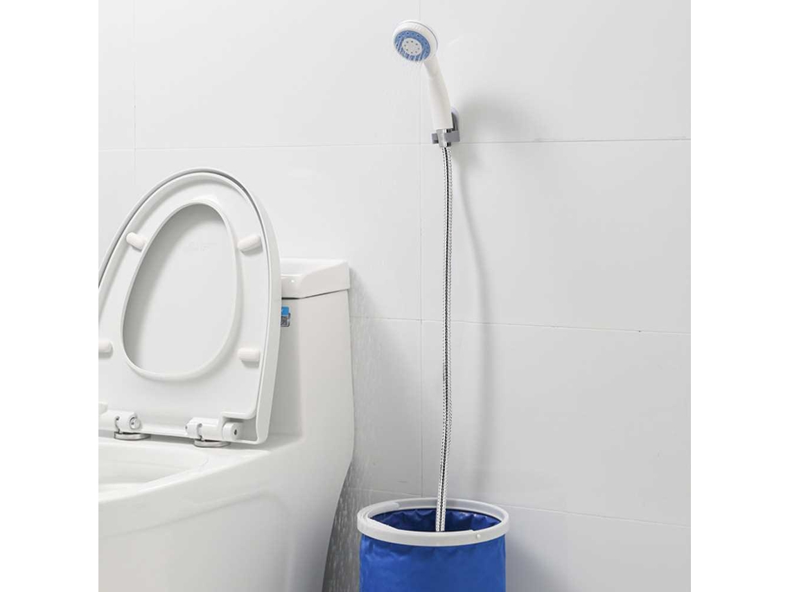 Ducha Portátil Recargable Para Camping Con Bomba De 3,7 V Y 1,5 M Para Camping, Playa, Senderismo Y Limpieza De Mascotas.