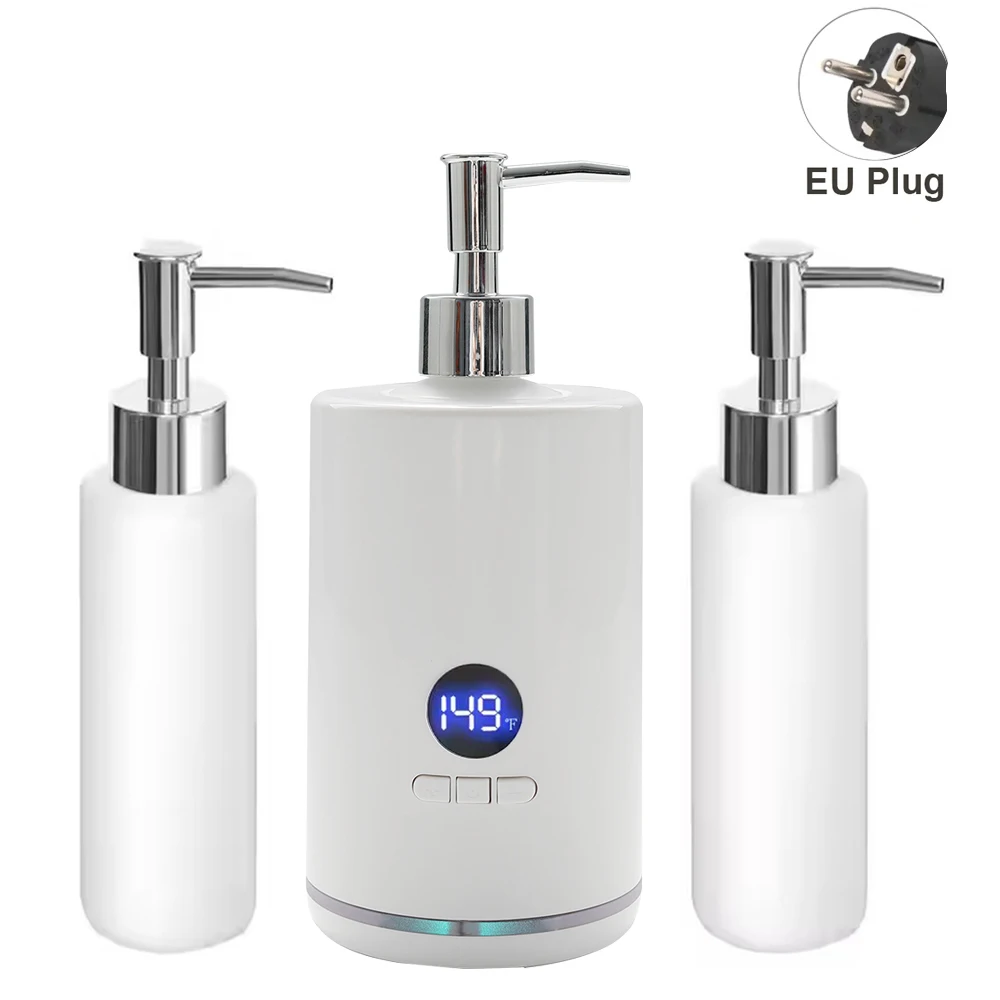 Calentador De Aceite Para Masajes (blanco, Estándar Europeo), Calentador Multifuncional Ajustable Para Lociones Y Cremas.