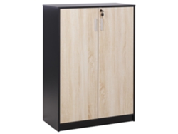 Aparador BELIANI Zehna de Tablero de fibra Madera clara 80x40x117
