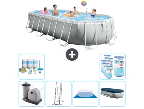 Piscina Tubular INTEX 26798GN-CB41 (18202 L - 305x122cm)
