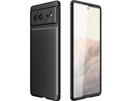 Funda Google Pixel 6 Rugged Carbon Antichoque Negro